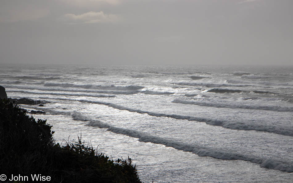 The view from Ocean Haven south of Yachats, Oregon