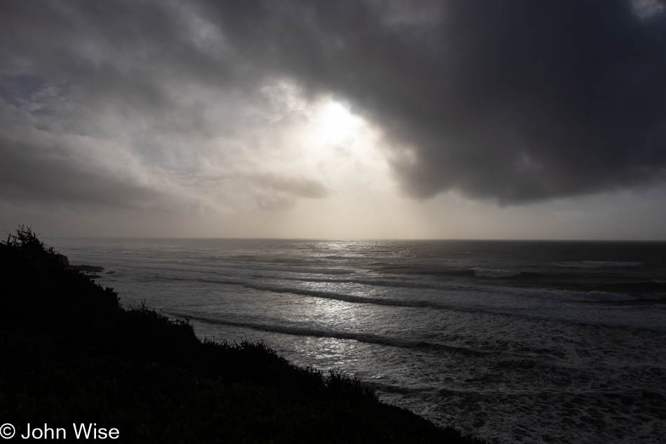 The view from Ocean Haven south of Yachats, Oregon