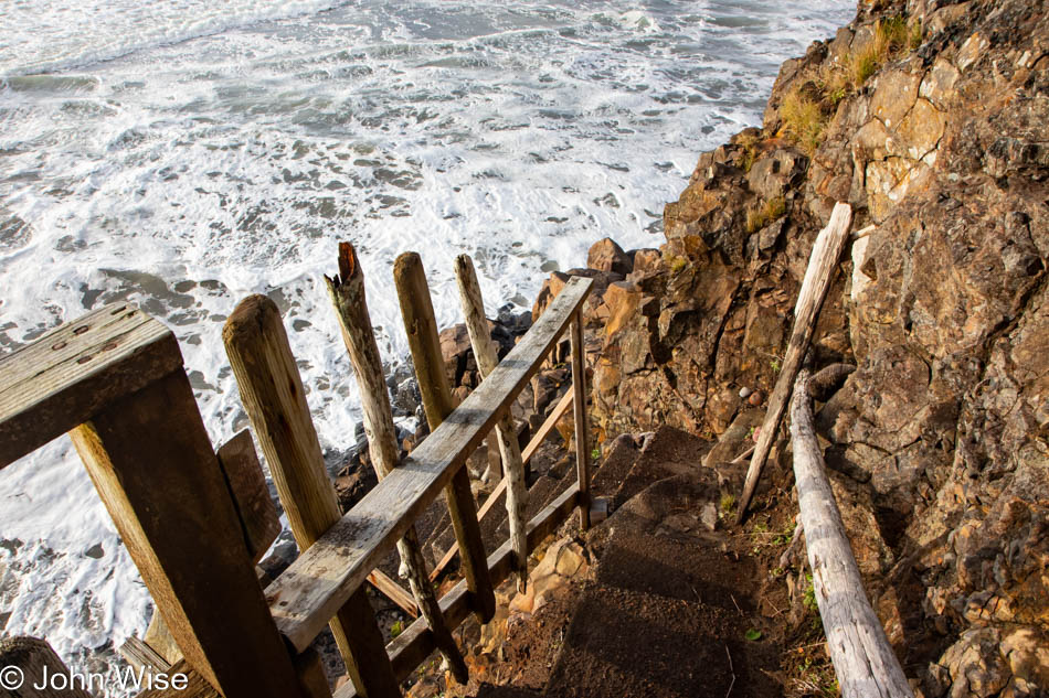 The view from Ocean Haven south of Yachats, Oregon