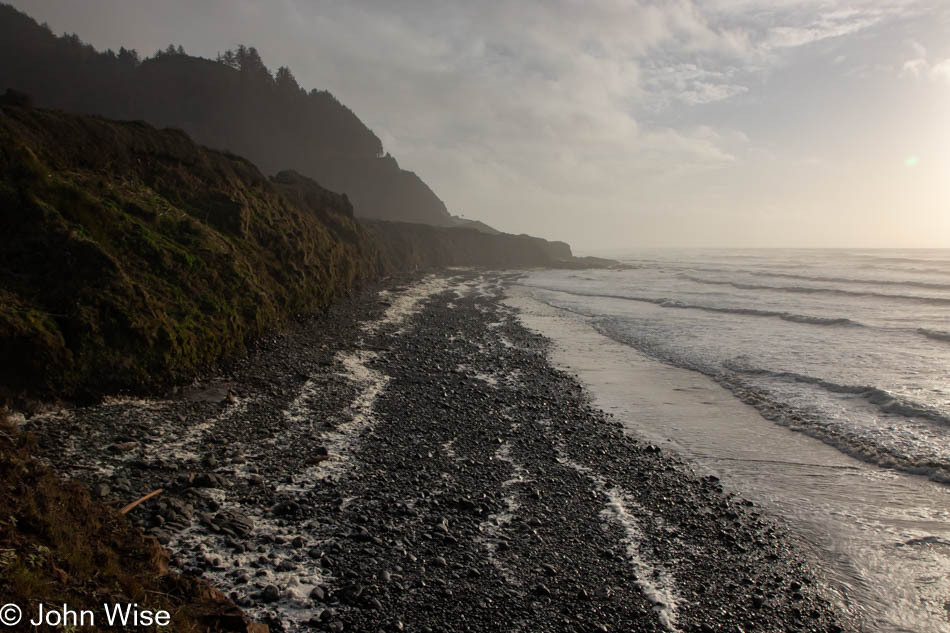 The view from Ocean Haven south of Yachats, Oregon