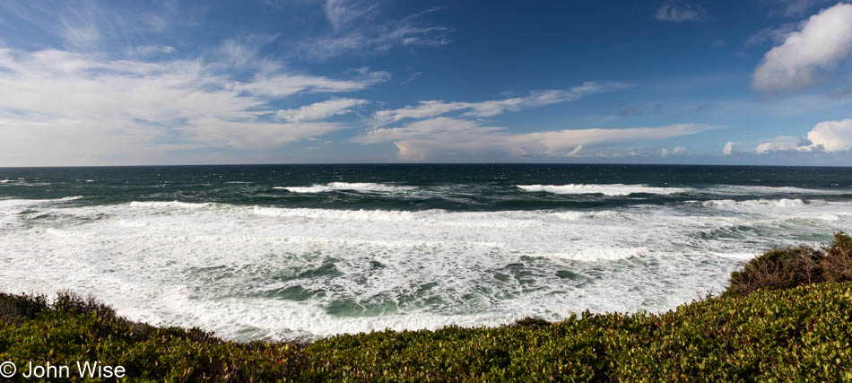 The view from Ocean Haven south of Yachats, Oregon