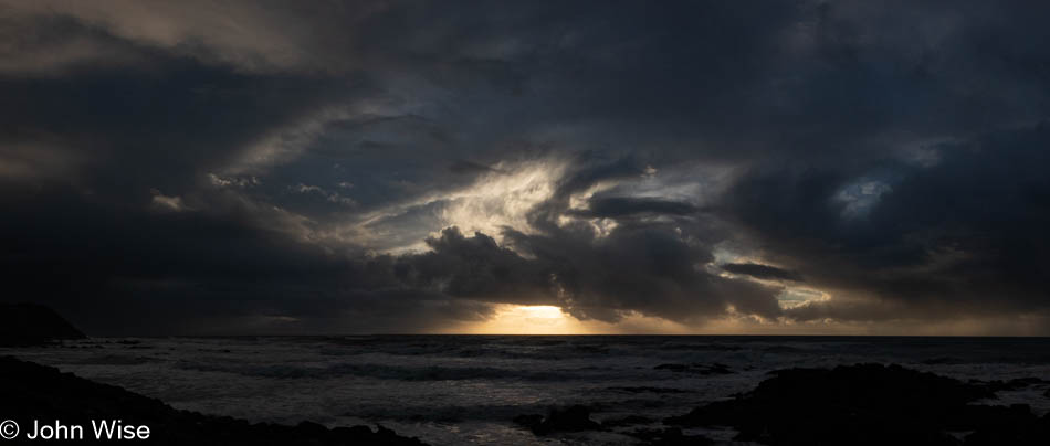 Sunset at Strawberry Hill on the Oregon Coast