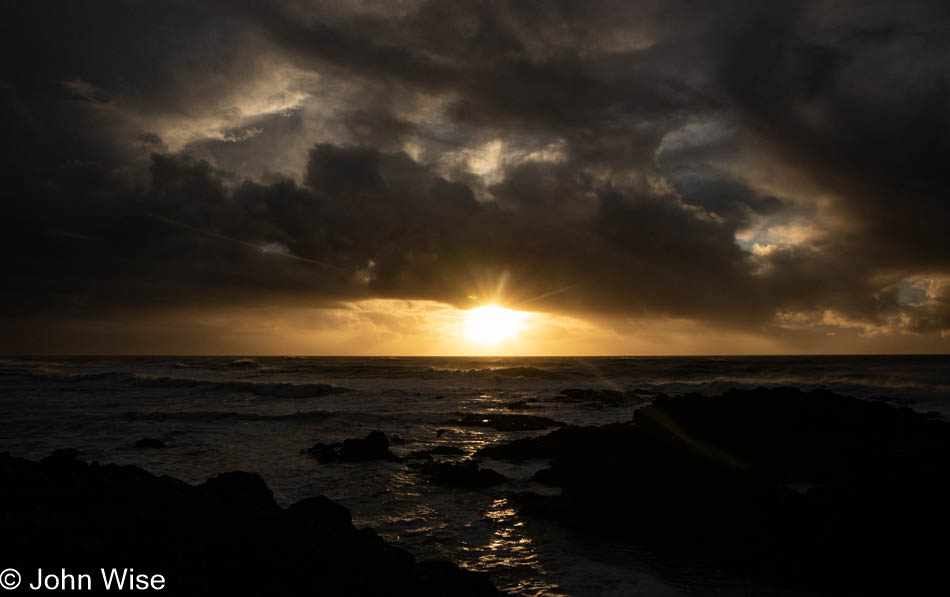 Sunset at Strawberry Hill on the Oregon Coast