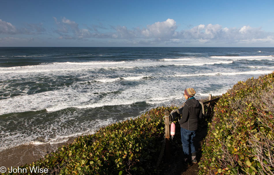 Caroline Wise at Ocean Haven in Yachats, Oregon