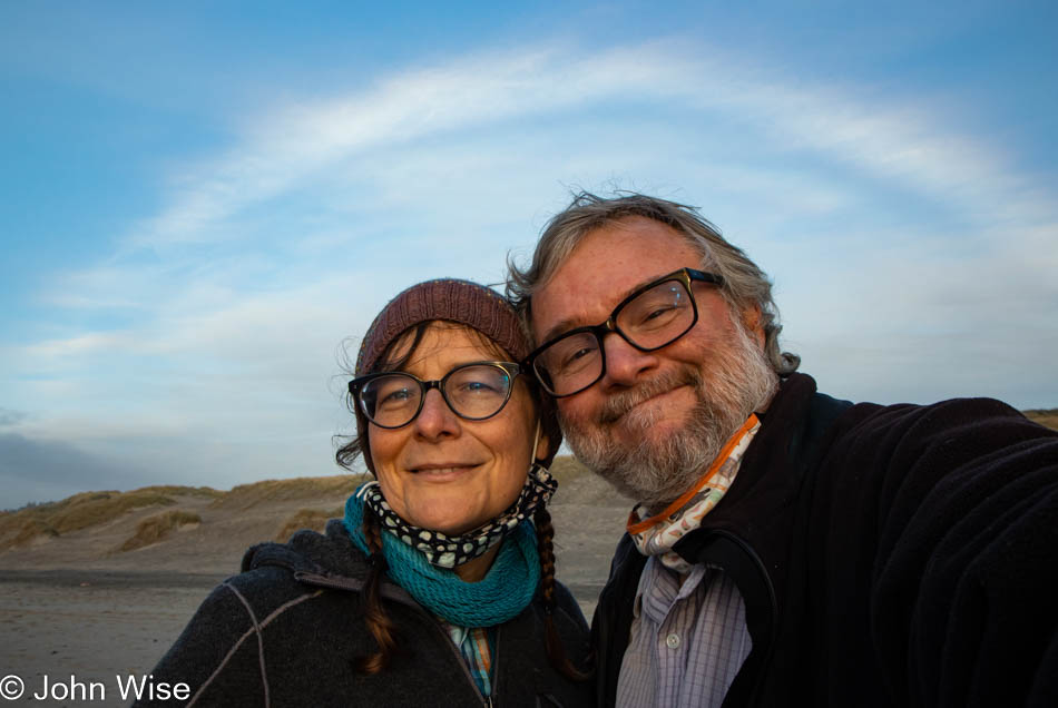 Caroline Wise and John Wise in Pacific City, Oregon