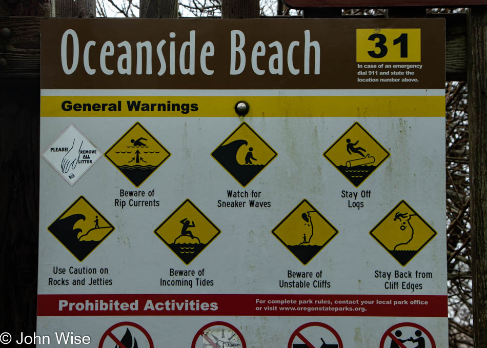 Oceanside Beach in Oceanside, Oregon