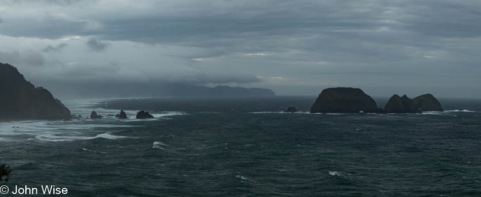 View from Cape Mears Lighthouse, Oregon