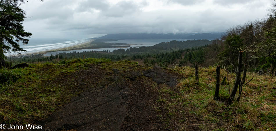 Defunct road near Cape Mears, Oregon