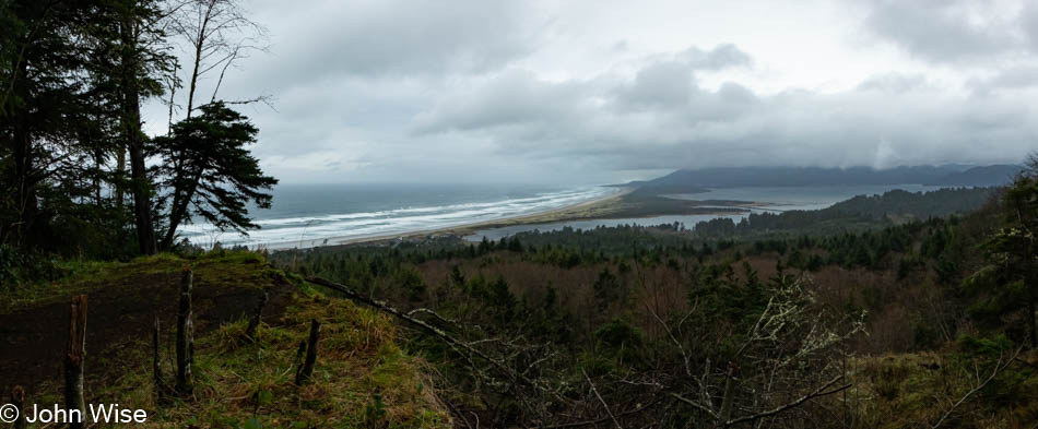 Defunct road near Cape Mears, Oregon