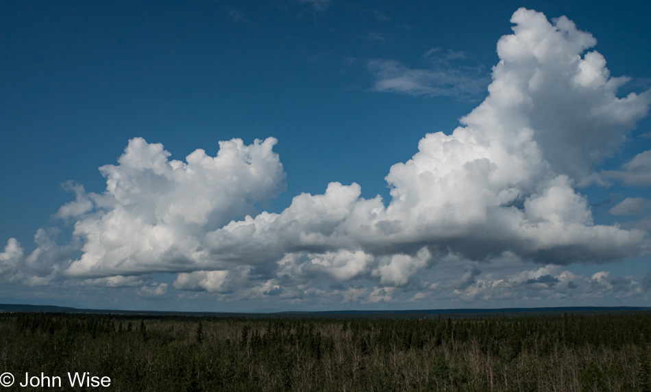 On the Alaska Highway in Alaska