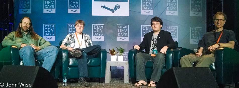Palmer Luckey and friends at Steam Dev Days 2014