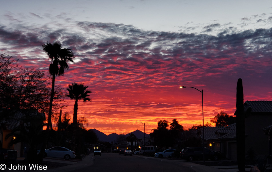 Sunrise in Phoenix
