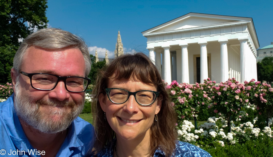John Wise and Caroline Wise in Vienna, Austria