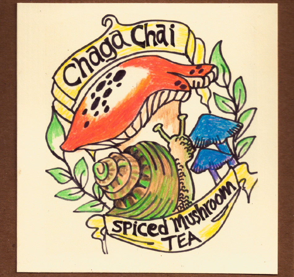 Chaga Chai tea from Green Salmon Coffee Shop in Yachats, Oregon