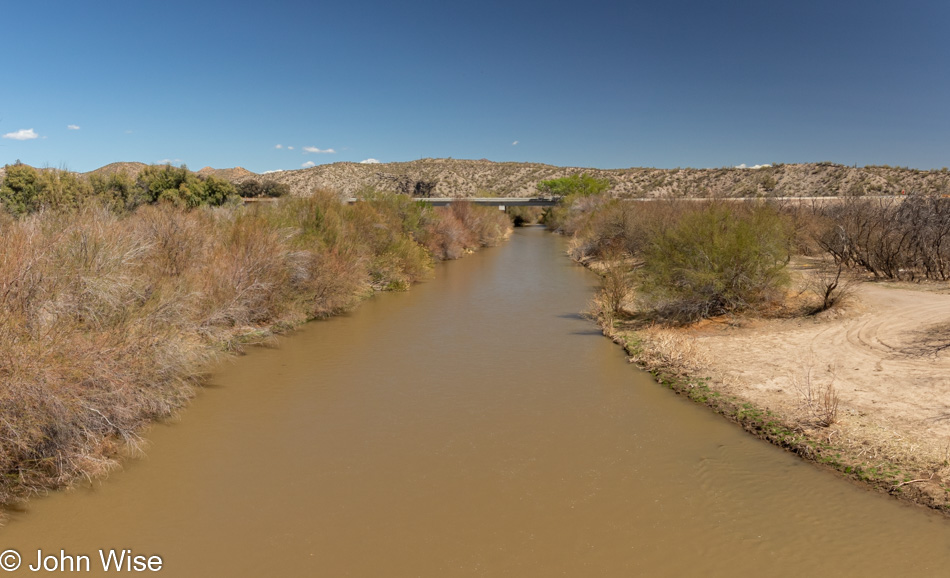 Gila River in Winkelman, Arizona 