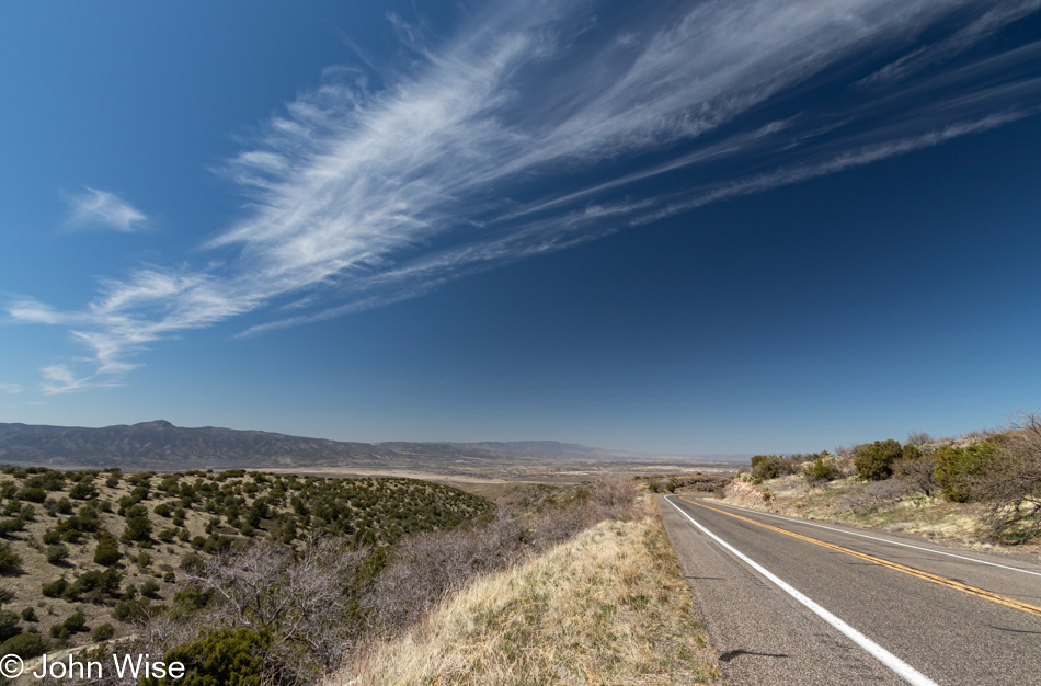 Looking towards Camp Verde, Arizona