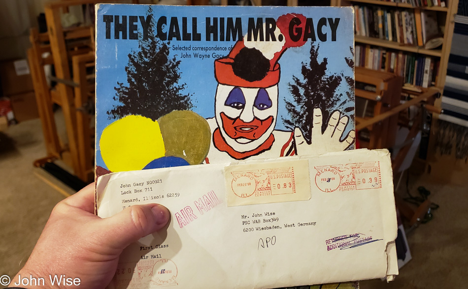 John Wayne Gacy book and letter to John Wise