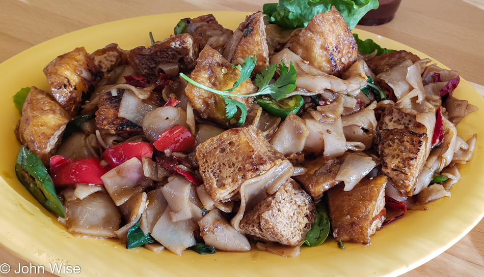 Pad Kee Mow at Mix Bowl in Pomona, California