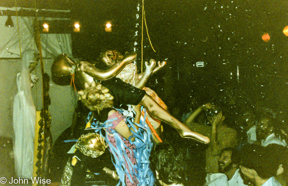 Johanna Went performing in Los Angeles circa 1982