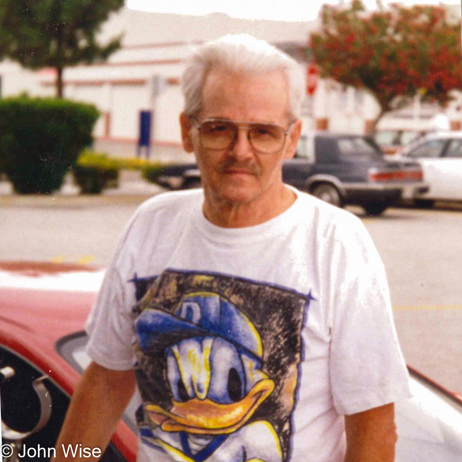 John Michael Wise Sr about 1996 in Ontario, California