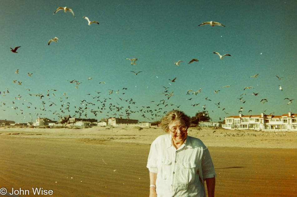 Jutta Engelhardt at Pismo Beach, California