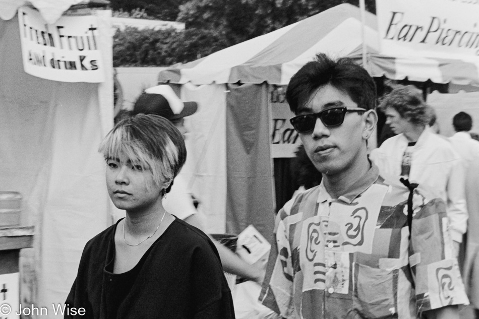 Los Angeles Street Scene 1983 in California