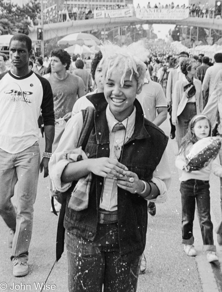 Los Angeles Street Scene 1983 in California