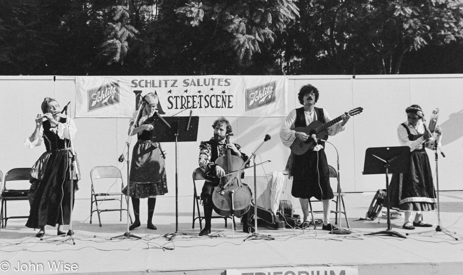 Los Angeles Street Scene 1983 in California