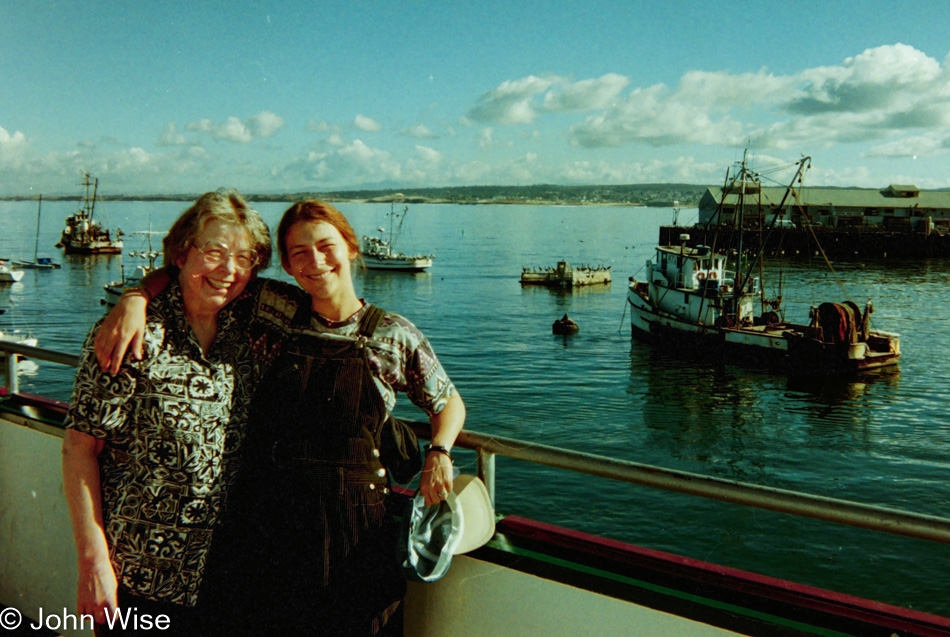 Jutta Engelhardt and Caroline Wise in Monterey, California