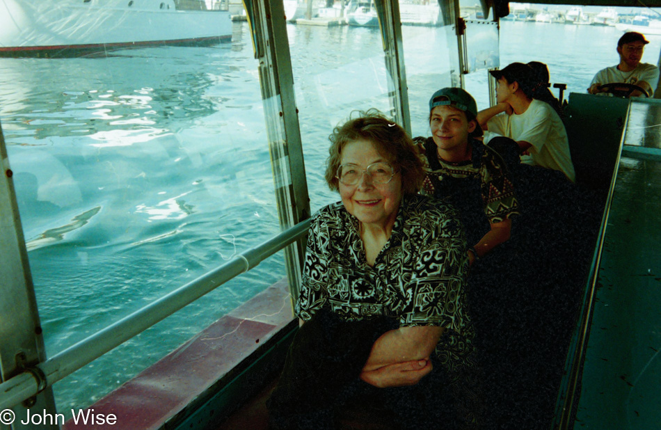 Jutta Engelhardt and Caroline Wise in Monterey, California