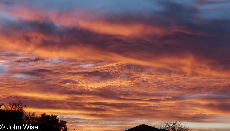 Sunrise April 5, 2021 in Phoenix, Arizona