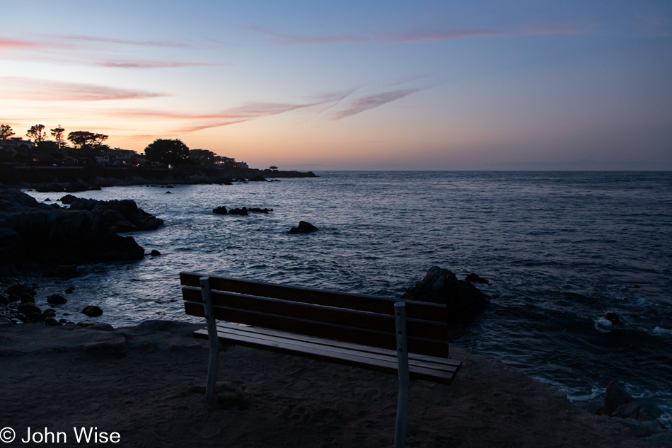 Sunset in Pacific Grove, California