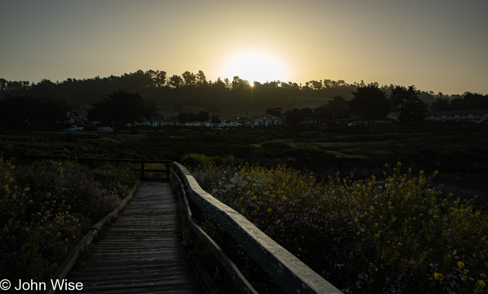 Moonstone Beach Boardwalk in Cambria, California