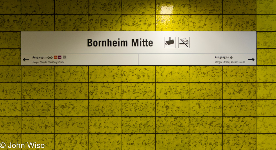 Bornheim Mitte U-Bahn Station Frankfurt, Germany