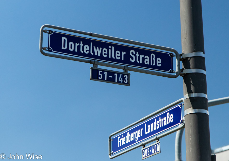 Dortelweilerstrasse in Frankfurt, Germany