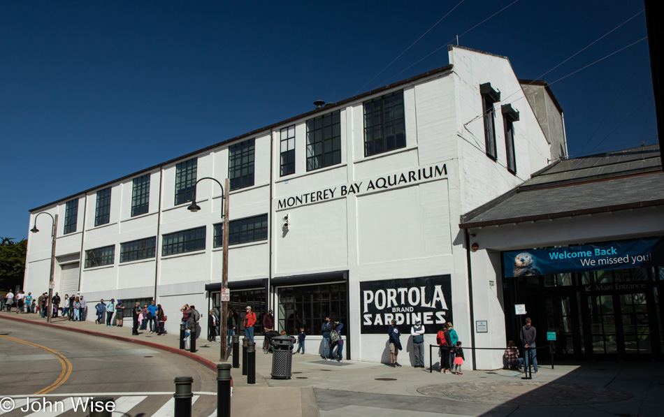 Monterey Bay Aquarium in Monterey Bay, California
