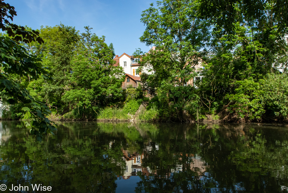 On The Nidda River in Frankfurt, Germany