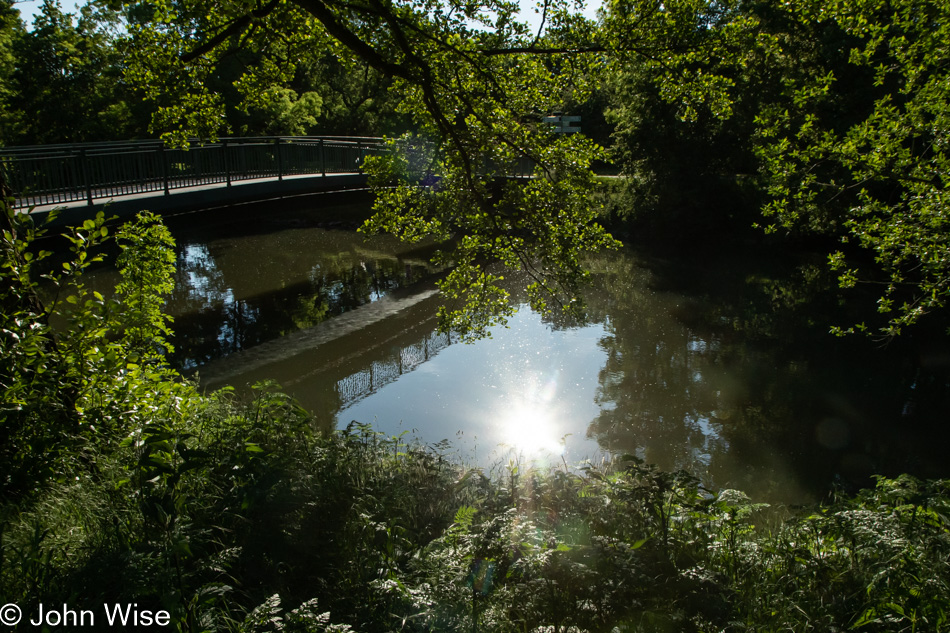 On The Nidda River in Frankfurt, Germany