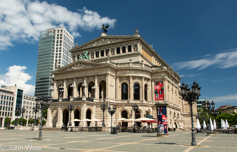 Alte Oper in Frankfurt, Germany