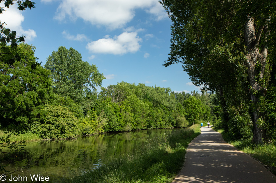 On the Nidda River in the Frankfurt area of Germany