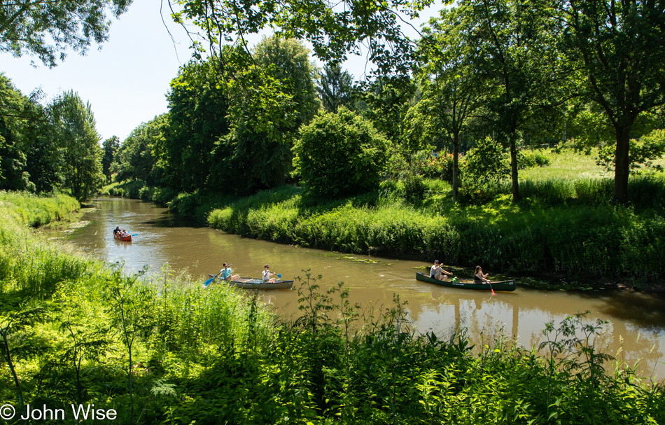 On the Nidda River in the Frankfurt area of Germany