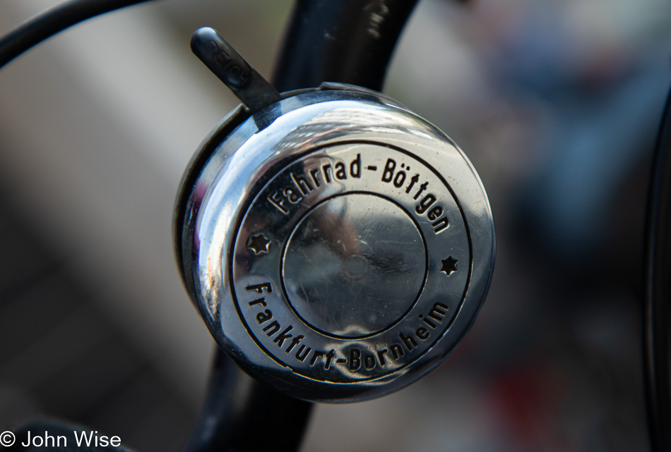 Klingel - a bicycle bell in Frankfurt, Germany