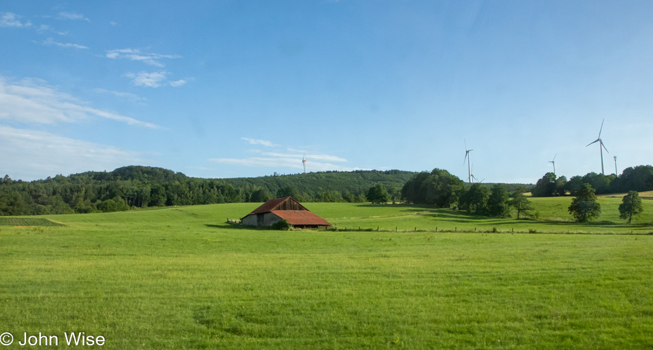 On the way to Fulda, Germany