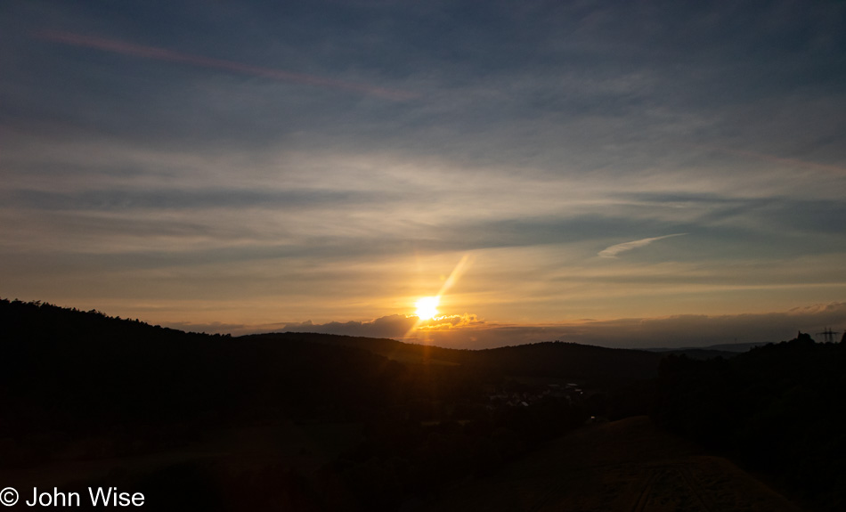 One hour from Frankfurt southwest of Kassel, Germany 