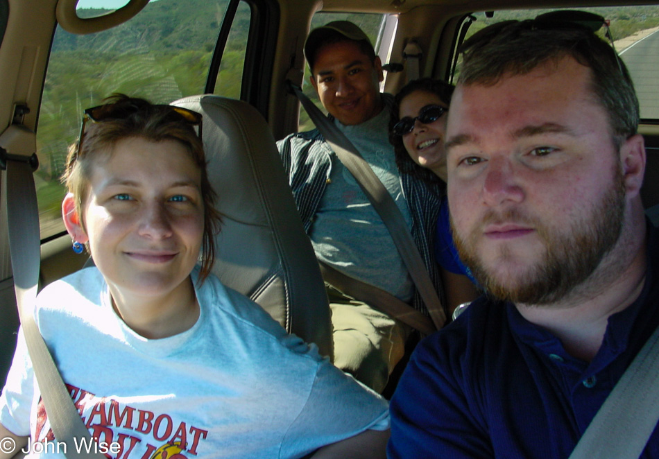 Caroline Wise, Dion Terry, John Wise in Arizona