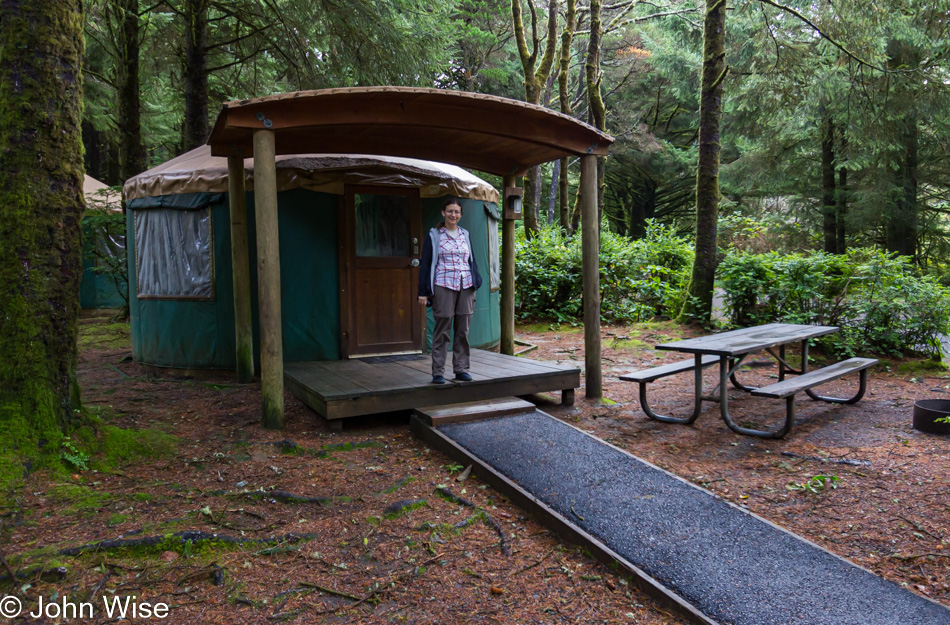 Caroline Wise at Carl G. Washburne State Park in Oregon