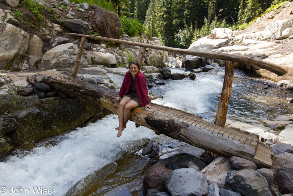 Caroline Wise at Mt. Rainier National Park in Washington