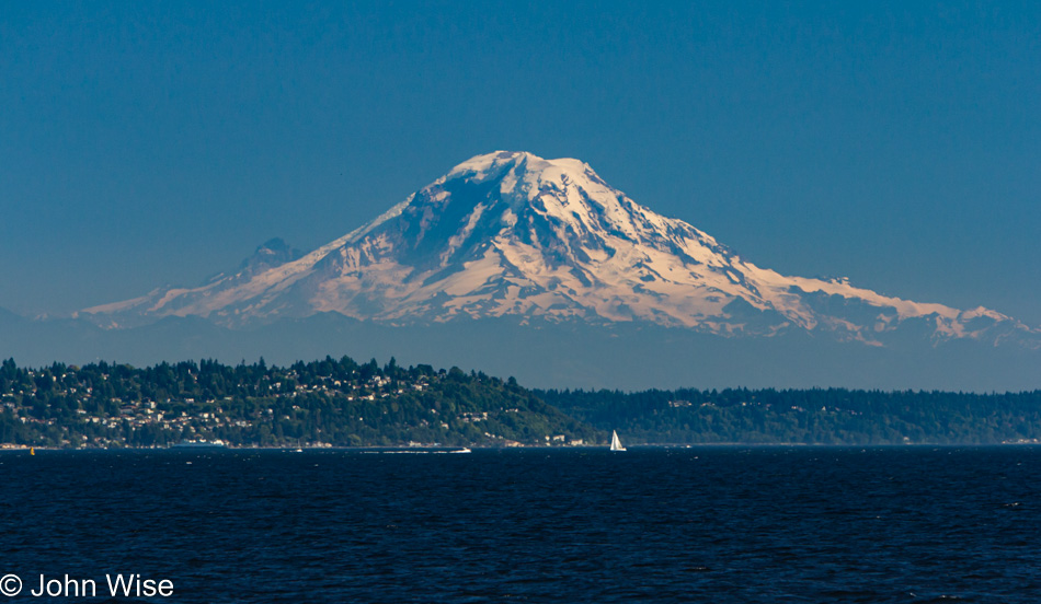 Mt. Rainier in the distance Washington