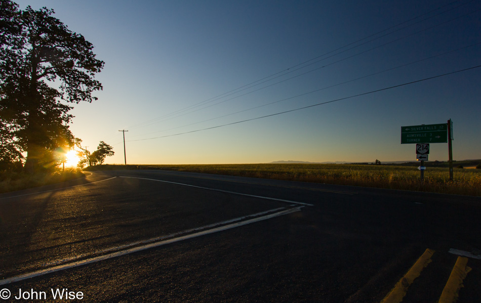 On the way to Silver Falls State Park in Sublimity, Oregon