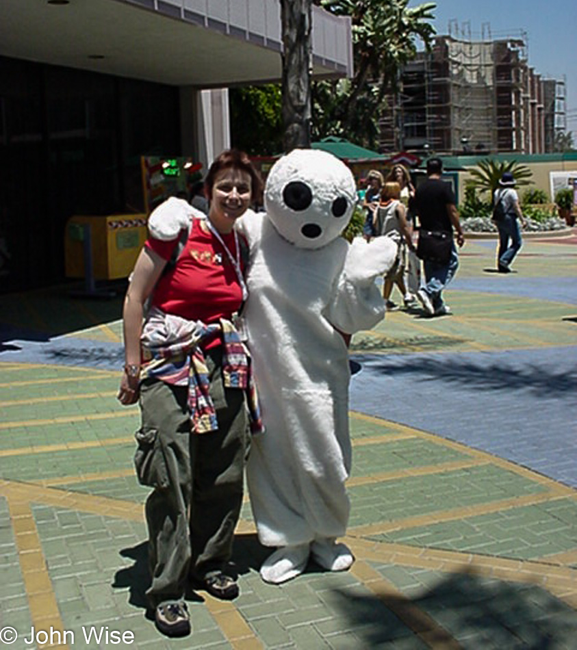 Caroline Wise at Anime Expo 2000 in Anaheim, California